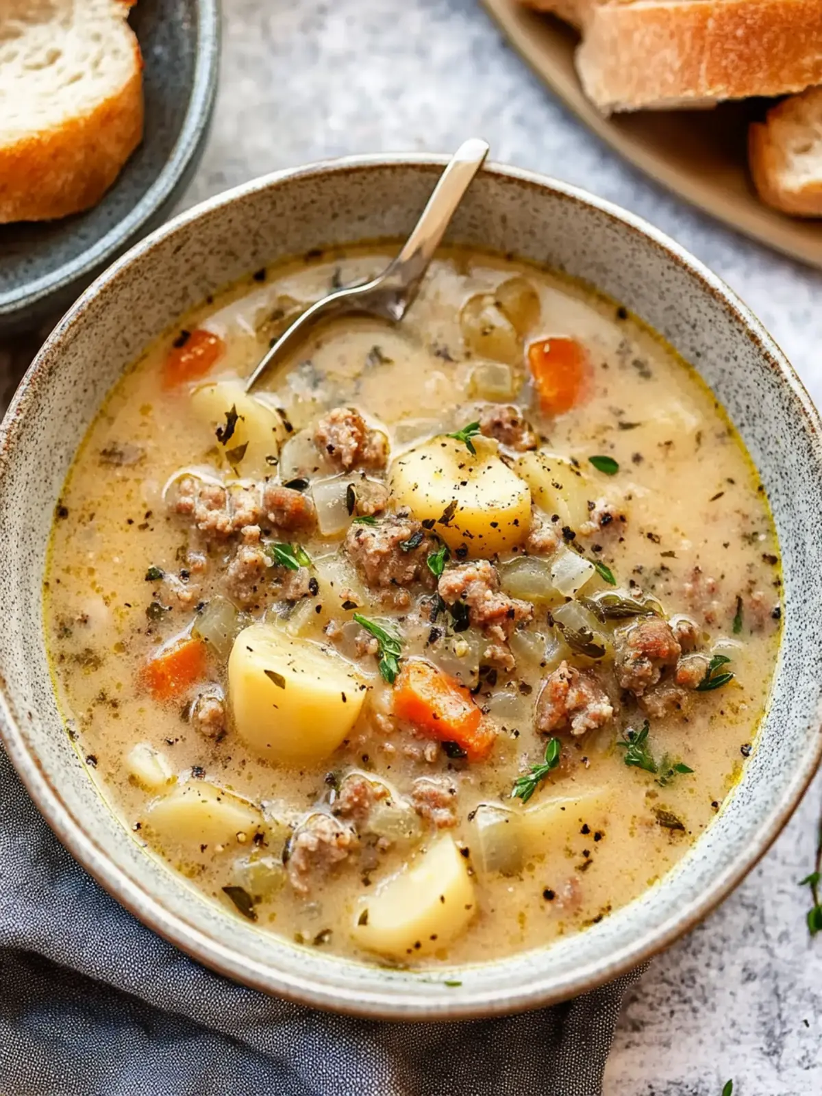 Cozy Up with Creamy Potato and Sausage Chowder Delight 5 Potato and Sausage Chowder