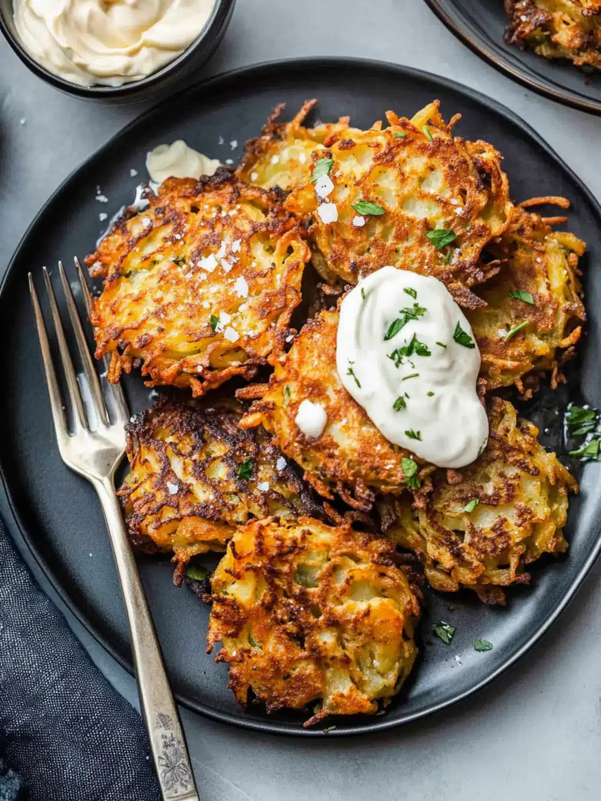The BEST Potato Latke Recipe for Crispy Holiday Delights 2 The BEST Potato Latke Recipe