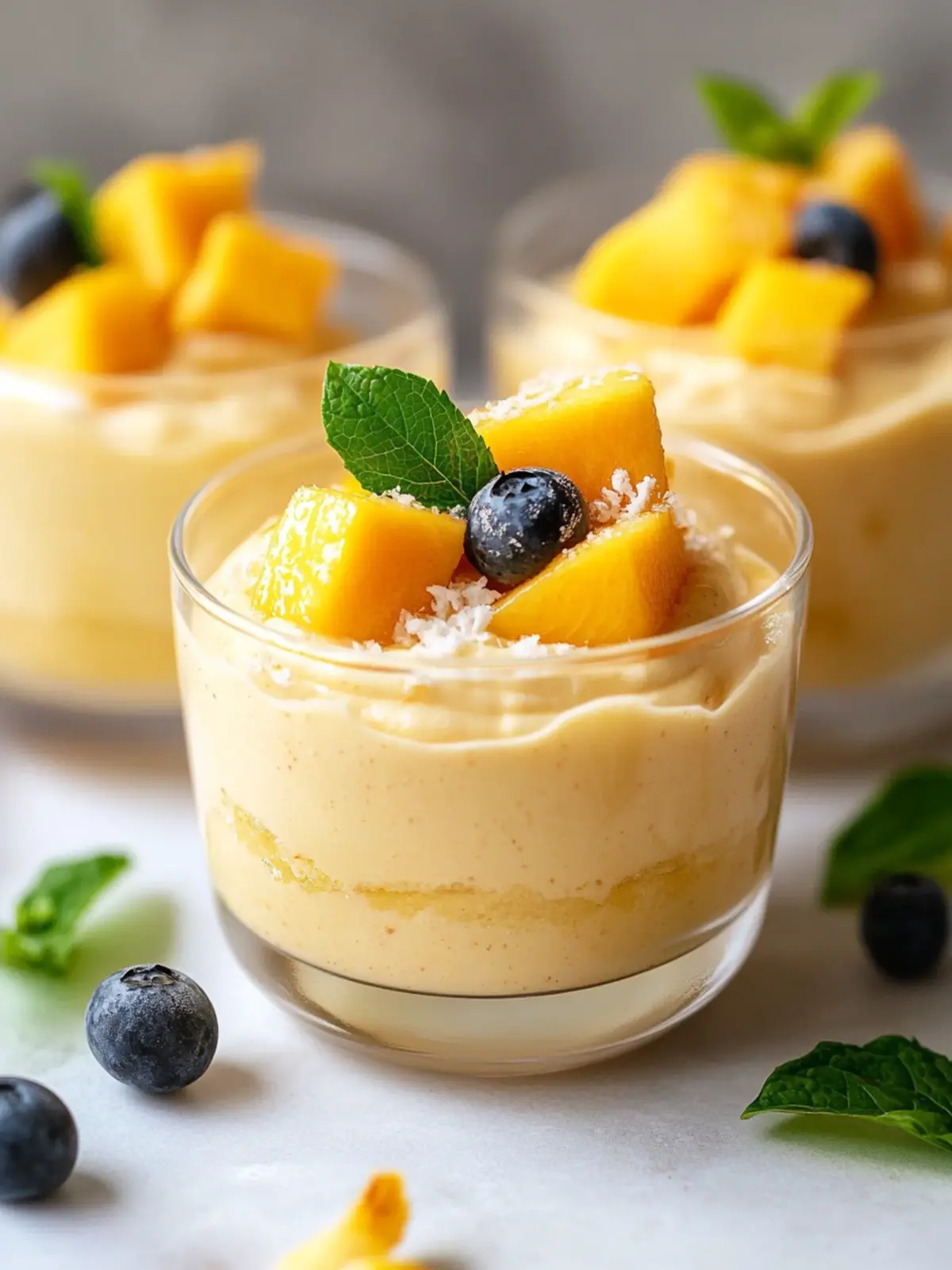 "Decadent Creamy Mango Mousse (No Gelatin) You'll Love" 4 Creamy Mango Mousse (No Gelatin)