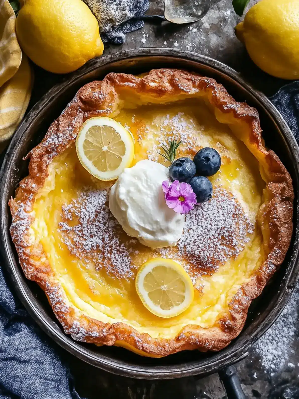 Lemony Dutch Baby Pancake with Lemon Curd for Joyful Mornings 3 Lemony Dutch Baby Pancake with Lemon Curd