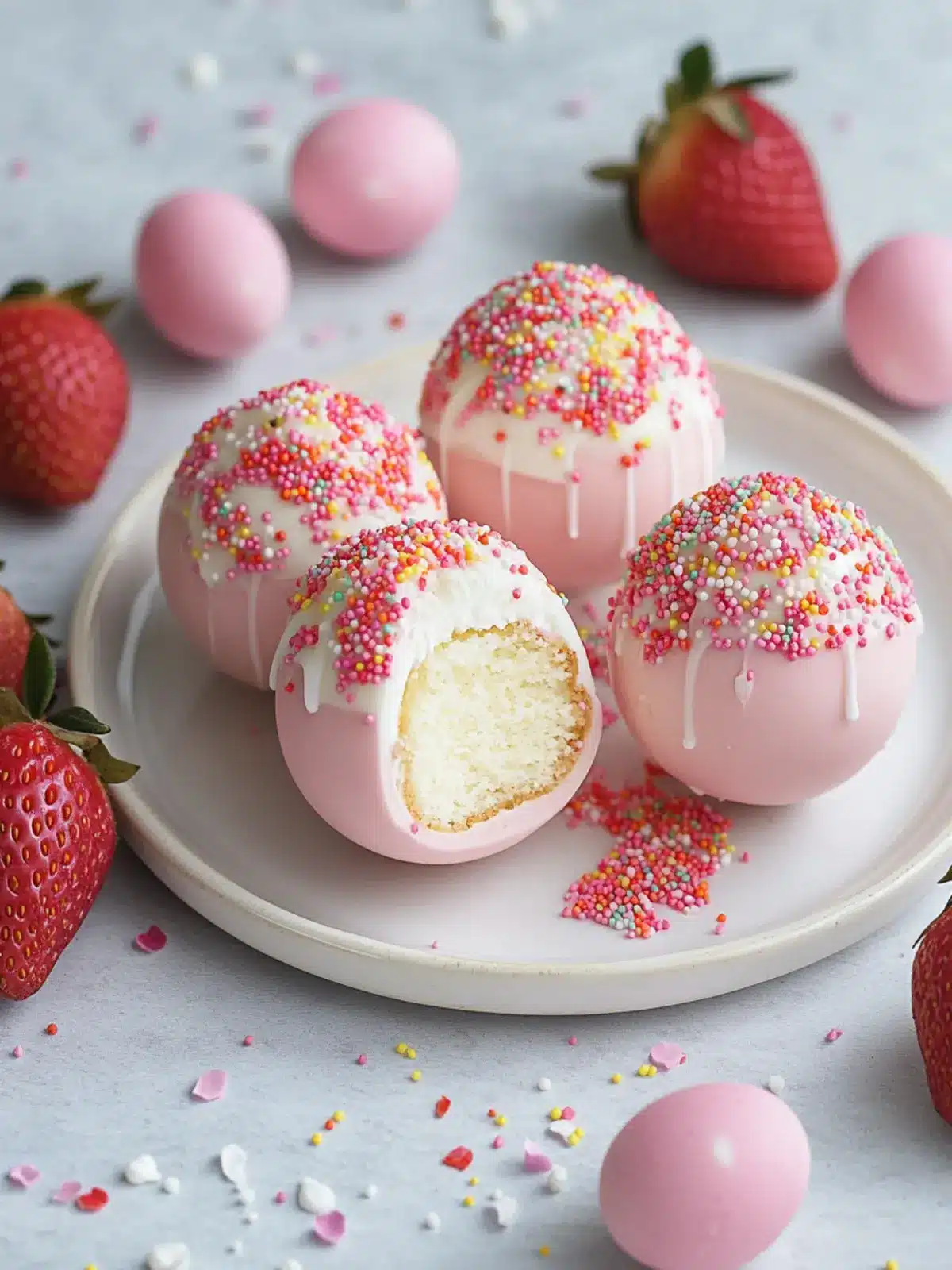 Strawberry Shortcake Easter Egg Bombs: No-Bake Spring Bliss 3 Strawberry Shortcake Easter Egg Bombs