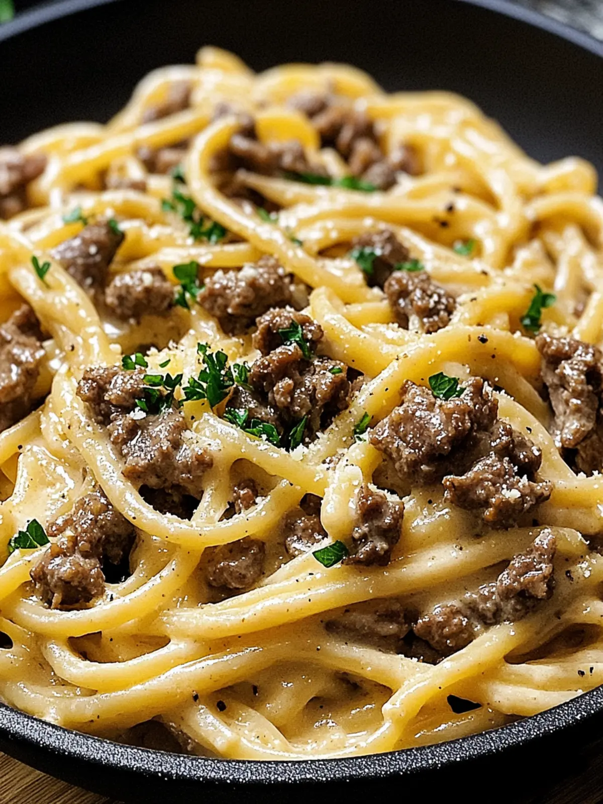 One-Pot Creamy Beef and Garlic Butter Pasta for Ultimate Comfort 2 One-Pot Creamy Beef and Garlic Butter Pasta