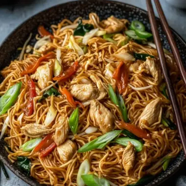 Savor Homemade Chicken Chow Mein in Just 30 Minutes 9 Chicken Chow Mein (鸡肉炒面)