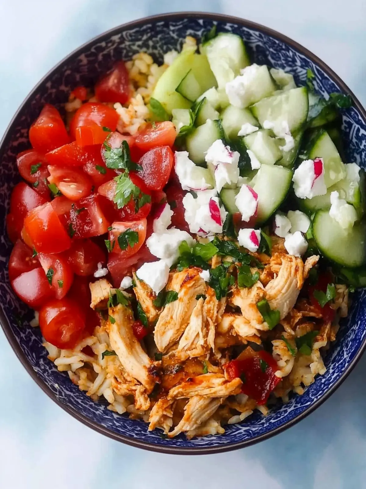 Leftover Chicken Gyros Bowls: Quick & Flavorful Mediterranean Delight 2 Leftover Chicken Gyros Bowls