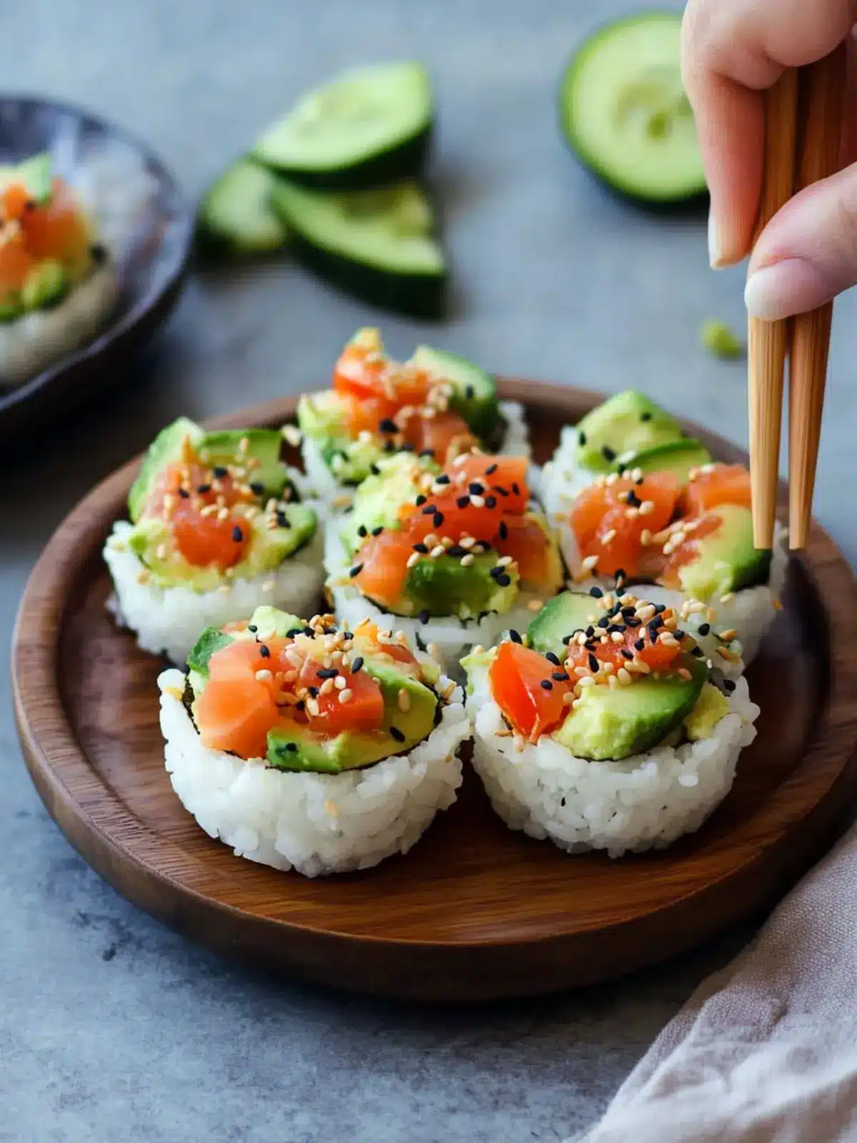 Customizable Sushi Cups: No-Bake Appetizers You’ll Love 2 Sushi Cups