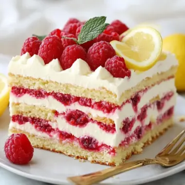 Delight Your Senses with Lemon Raspberry Icebox Cake Bliss 9 Delight Your Senses with Lemon Raspberry Icebox Cake