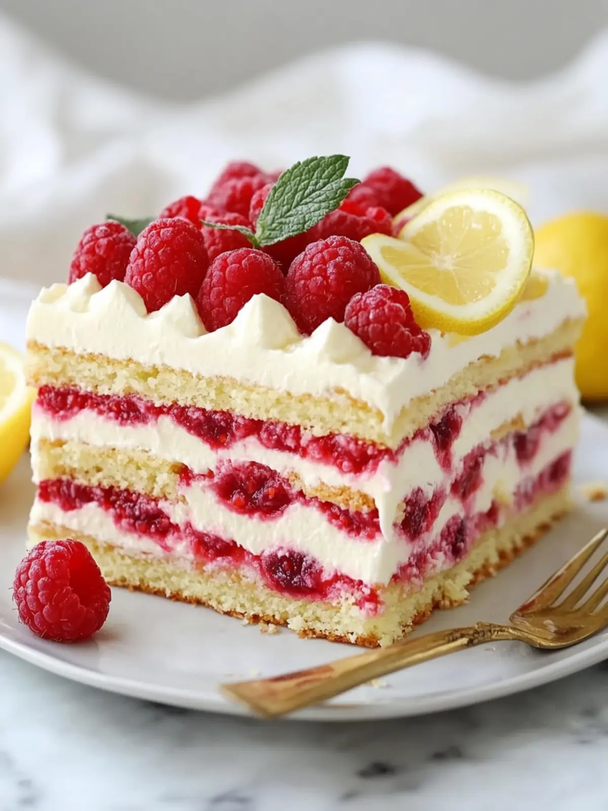 Delight Your Senses with Lemon Raspberry Icebox Cake Bliss 5 Delight Your Senses with Lemon Raspberry Icebox Cake