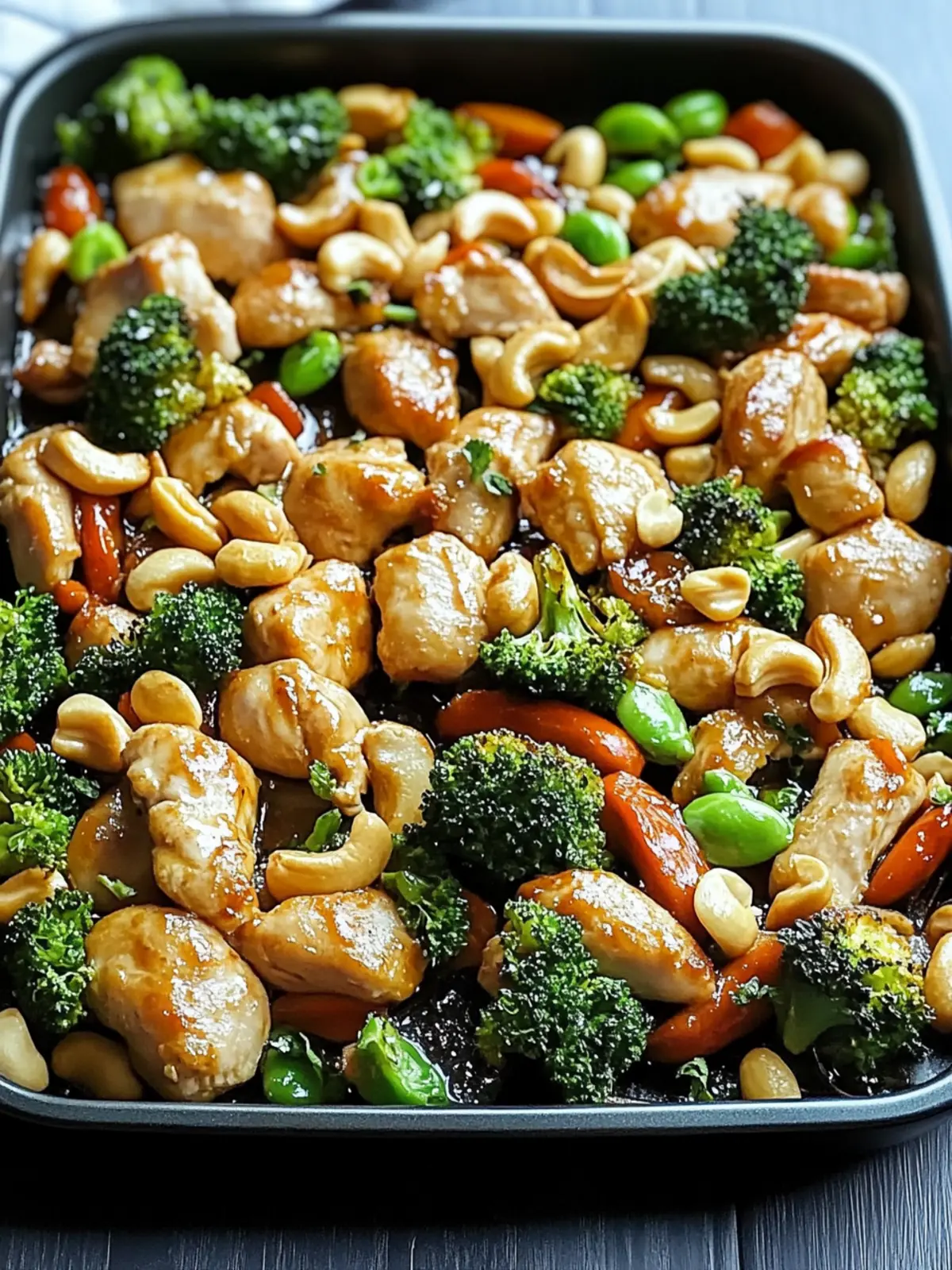 Easy Sheet Pan Cashew Chicken Recipe for Effortless Weeknight Dinners 2 Easy Sheet Pan Cashew Chicken Recipe for Busy Weeknights