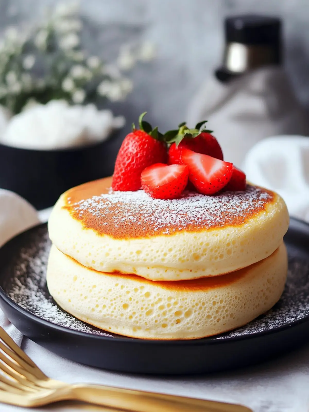 Fluffy Japanese Soufflé Pancakes: Light, Jiggly Perfection 2 Fluffy Japanese Soufflé Pancakes