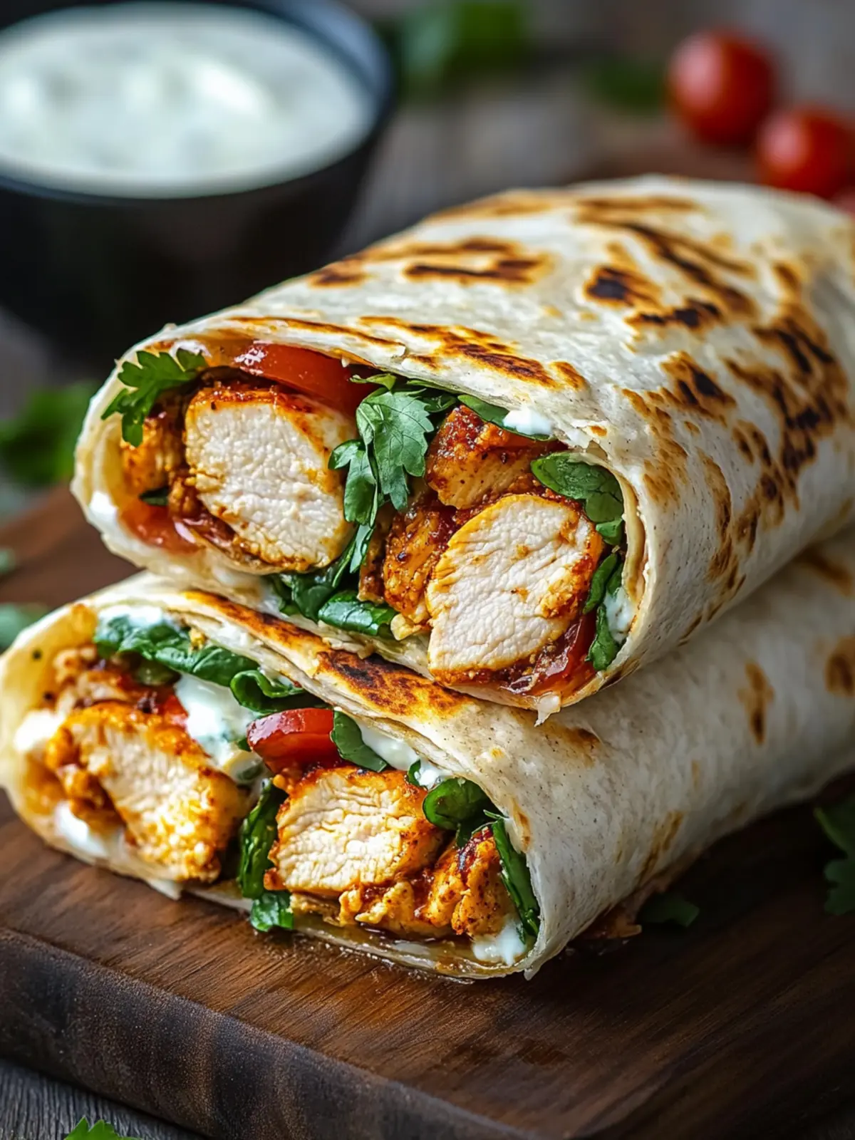 Crispy Air Fryer Chicken & Mozzarella Wraps: Effortless Comfort Food 2 Crispy Air Fryer Chicken & Mozzarella Wraps: Quick & Easy Dinner