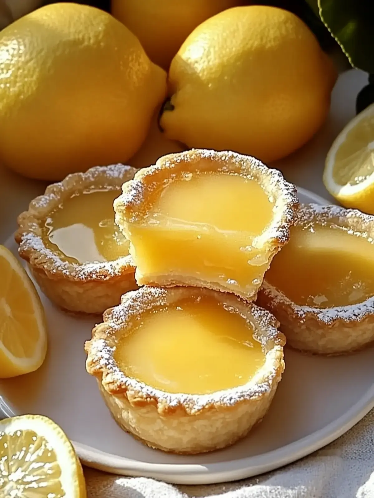 Delicious Baby Lemon Impossible Pies: Easy Mini Desserts 2 Baby Lemon Impossible Pies