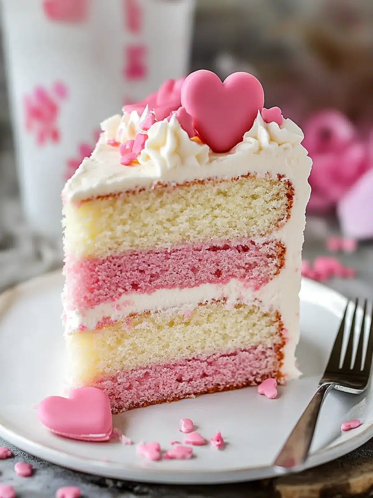 Delight Your Sweetheart with Valentine's Day Love Cake Bliss 5 Valentine’s Day Love Cake with Vanilla Buttercream