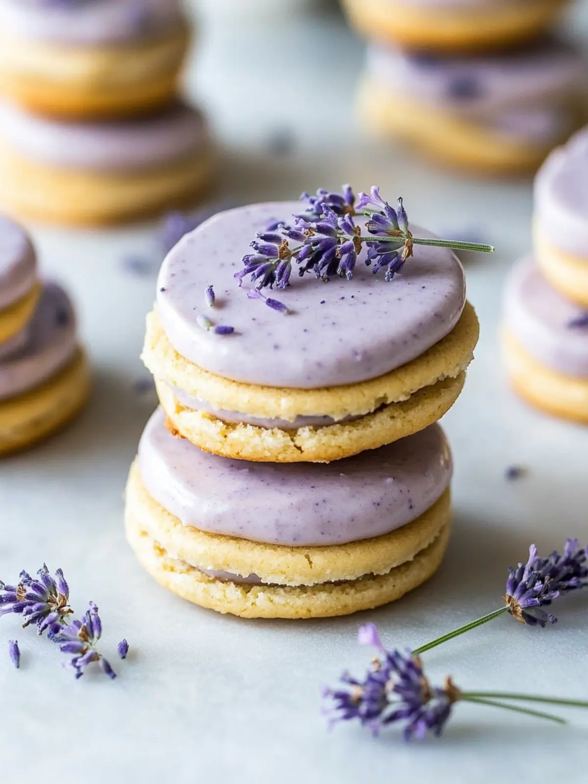 Lemon Lavender Sandwich Cookies Recipe for Spring Bliss 4 emon Lavender Sandwich Cookies Recipe