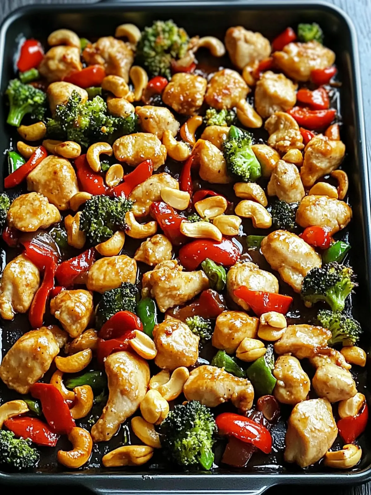 Easy Sheet Pan Cashew Chicken Recipe for Effortless Weeknight Dinners 4 Easy Sheet Pan Cashew Chicken Recipe for Busy Weeknights