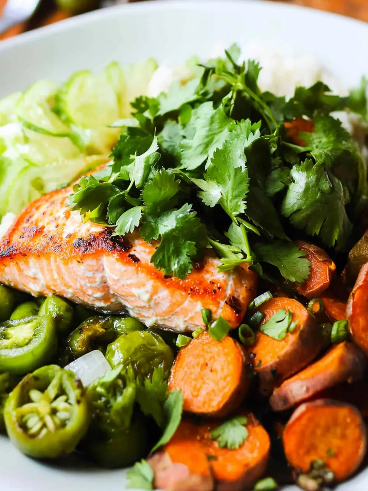 Healthy Sweet Potato Salmon Bowls for a Wholesome Dinner 2 Healthy Sweet Potato Salmon Bowls