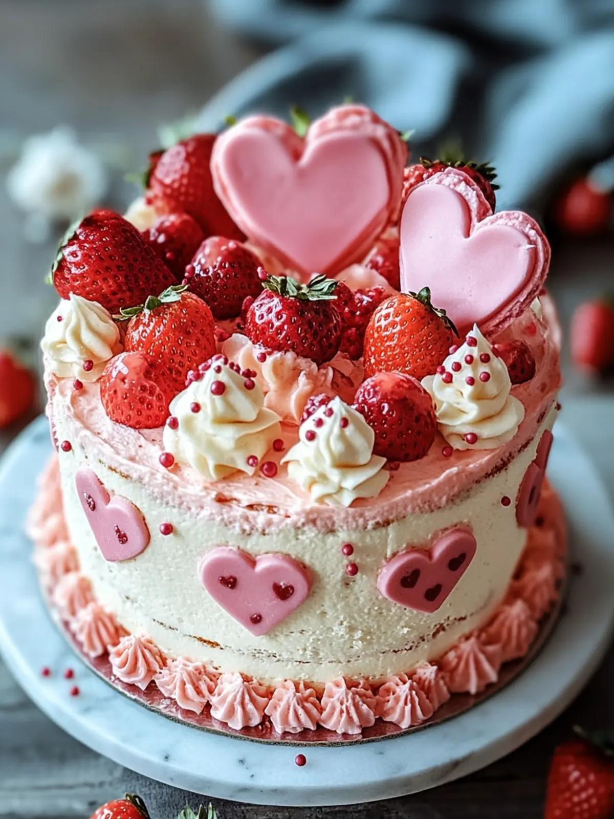 Sweeten Your Day with Strawberry Valentine Cake Magic 5 Strawberry Valentine Cake