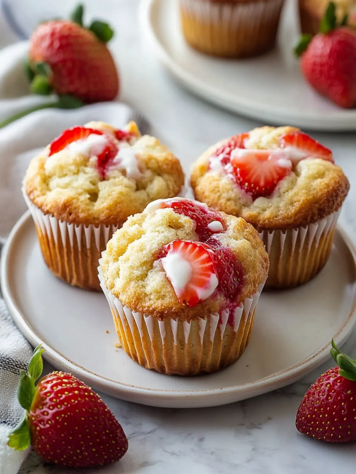 Strawberry Cream Cheese Muffins: Sweet, Creamy Bliss Awaits 2 Strawberry Cream Cheese Muffins: A Perfect Blend of Sweet and Creamy