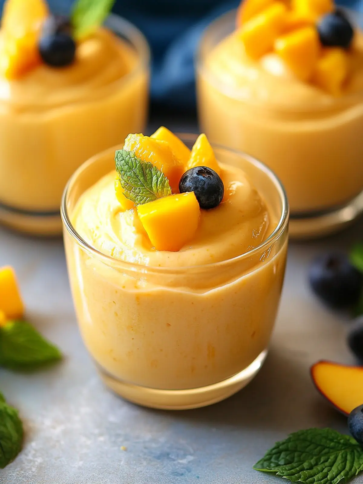 "Decadent Creamy Mango Mousse (No Gelatin) You'll Love" 2 Creamy Mango Mousse (No Gelatin)