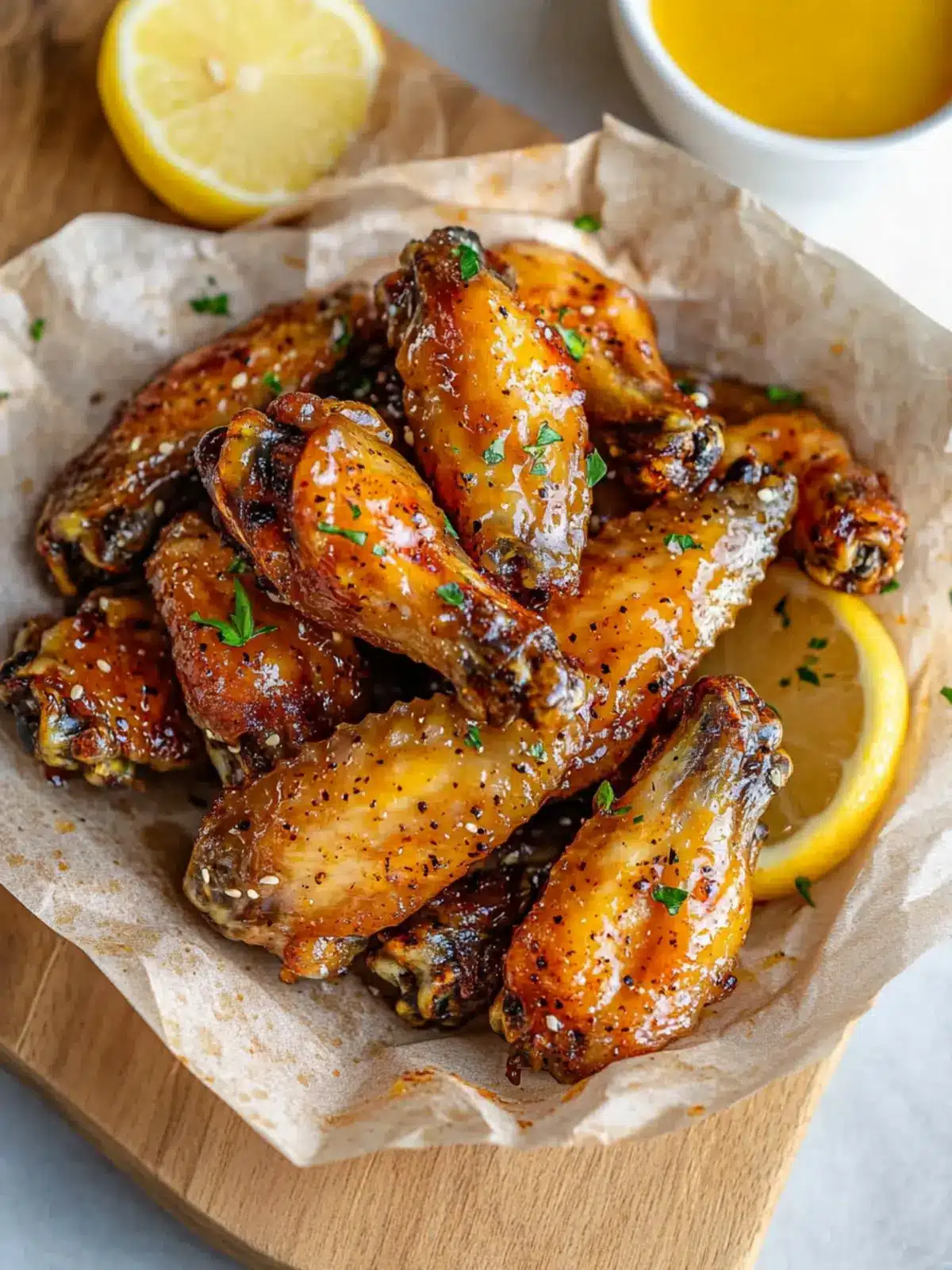 Honey Lemon Pepper Wings: Crispy Perfection for Game Day 2 Honey Lemon Pepper Wings