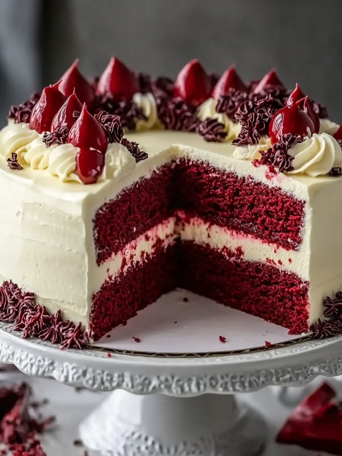 Mouthwatering Red Velvet Cheesecake Layer Cake Recipe You'll Love 2 Red Velvet Cheesecake Layer Cake Recipe