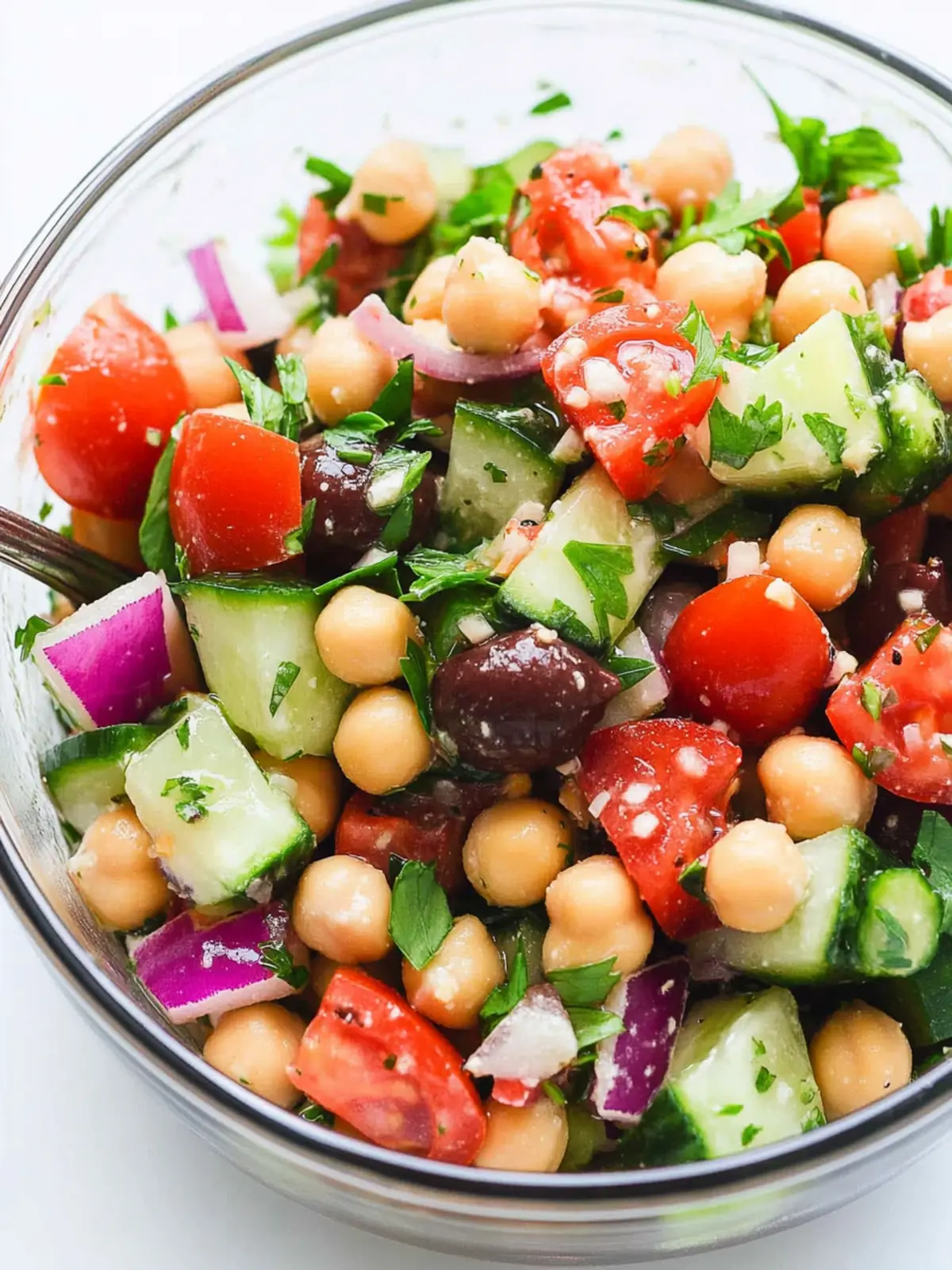 The Best Mediterranean Chickpea Salad in Just 10 Minutes 5 The Best Mediterranean Chickpea Salad