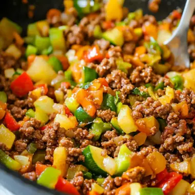 Quick and Healthy Ground Beef and Vegetable Skillet Delight 9 Healthy Ground Beef And Vegetable Skillet