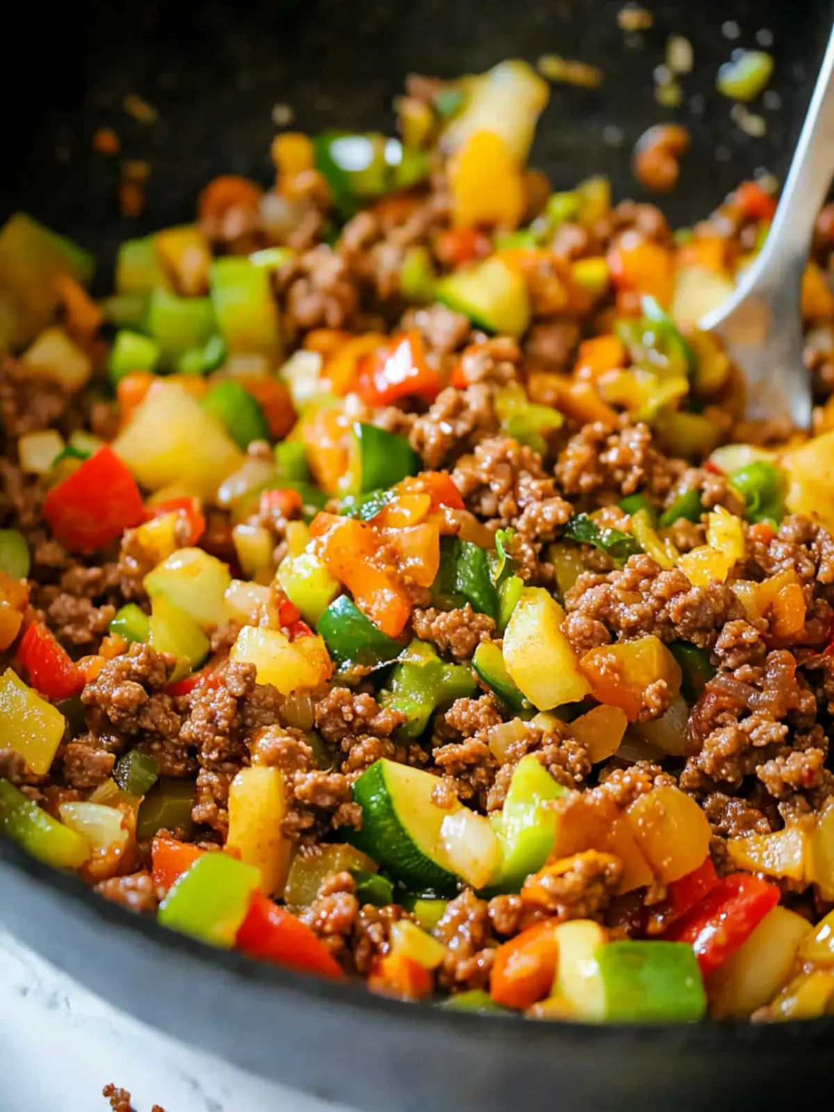 Quick and Healthy Ground Beef and Vegetable Skillet Delight 5 Healthy Ground Beef And Vegetable Skillet