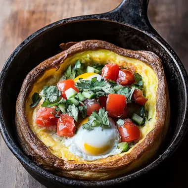 Huevos Rancheros Mini Savoury Dutch Baby for a Brunch Delight 9 Huevos Rancheros Mini Savoury Dutch Baby