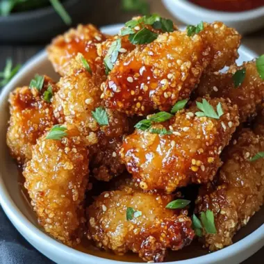 Baked Crunchy Hot Honey Chicken that's Sure to Impress! 9 Baked Crunchy Hot Honey Chicken