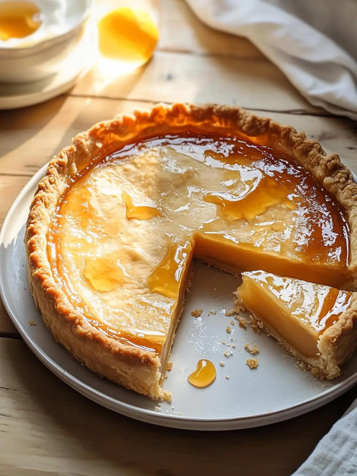 Golden Greek Honey Pie (Melopita) for Sweet Moments Together 4 Golden Greek Honey Pie (Melopita)