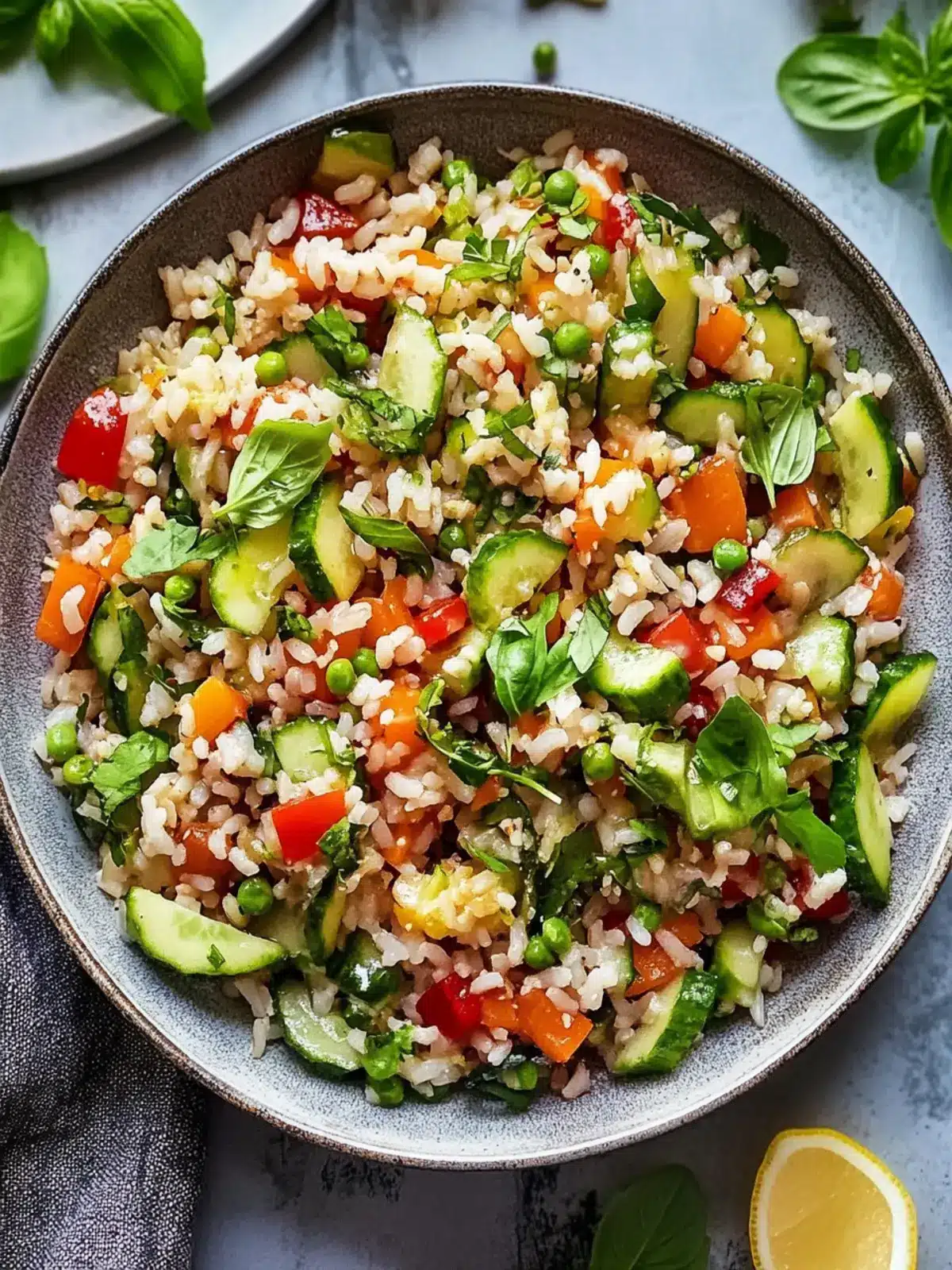 Crispy Rice Salad with Lemon Tahini Dressing for Fresh Flavor 2 Crispy Rice Salad With Lemon Tahini Dressing for Fresh Flavor