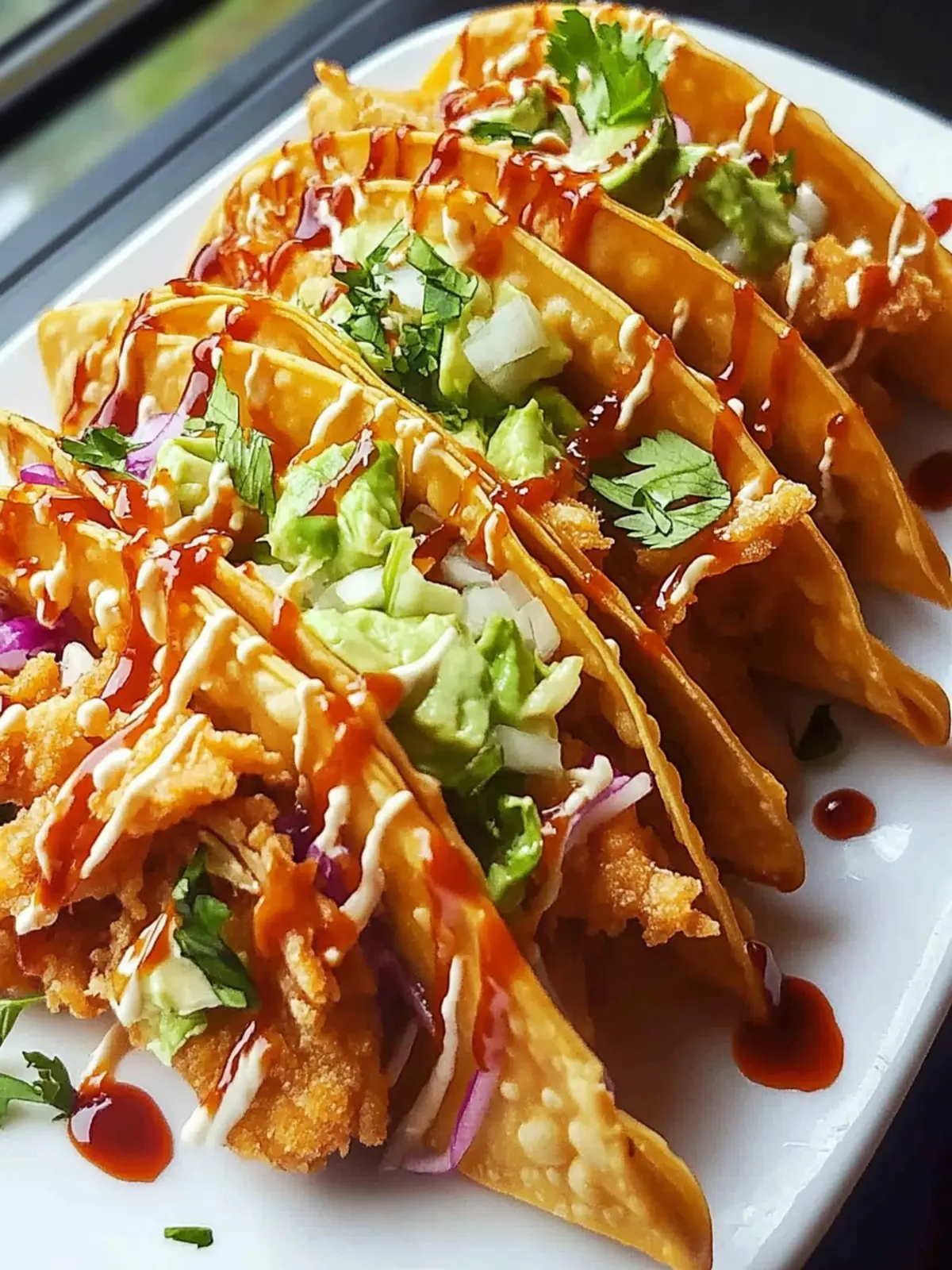 Crispy Chicken Wonton Tacos: Your New Favorite 30-Minute Snack 5 Crispy Chicken Wonton Tacos
