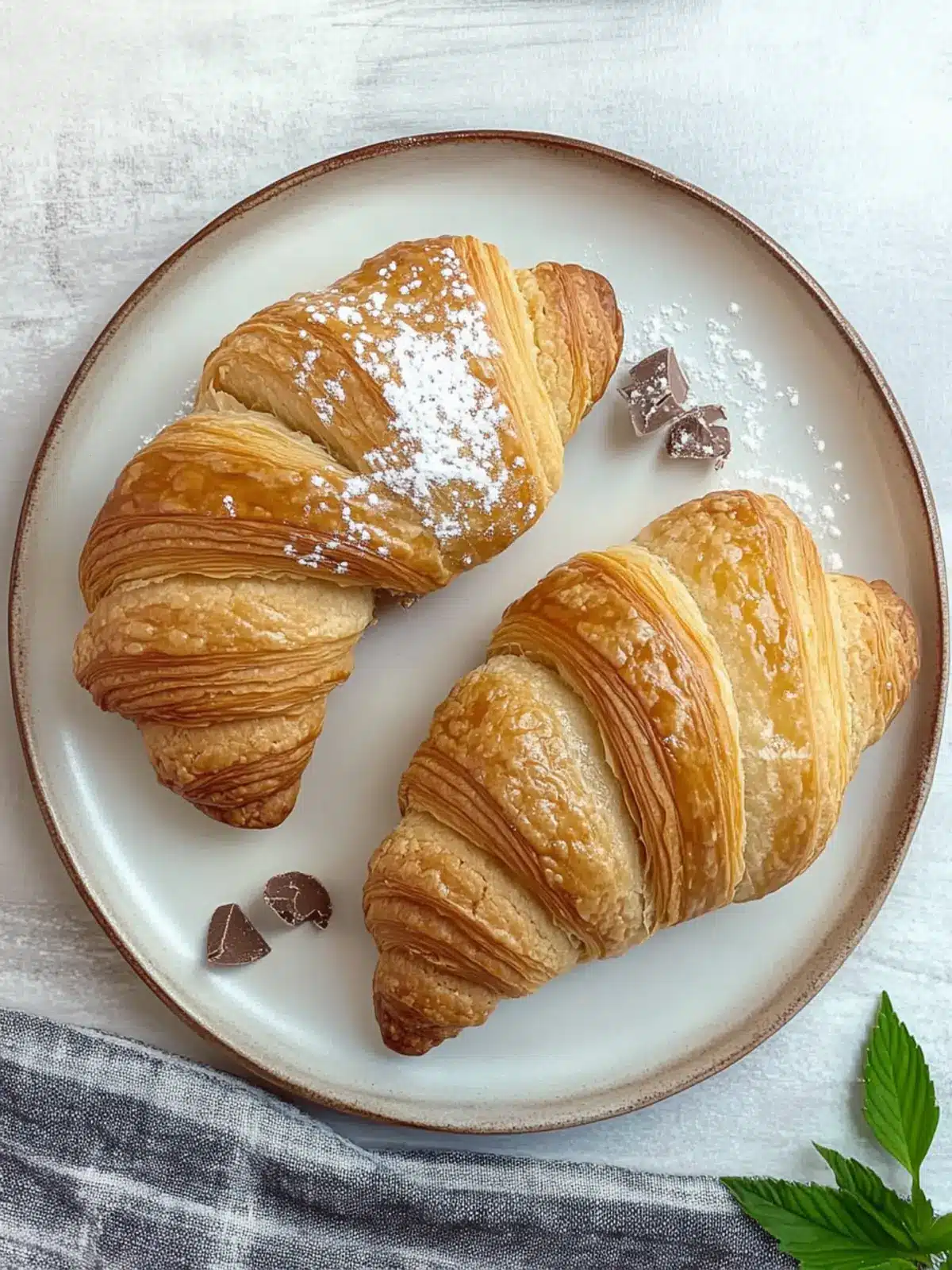 Cookie Croissants: Gooey Chocolate Treats You Can't Resist 2 Cookie Croissant