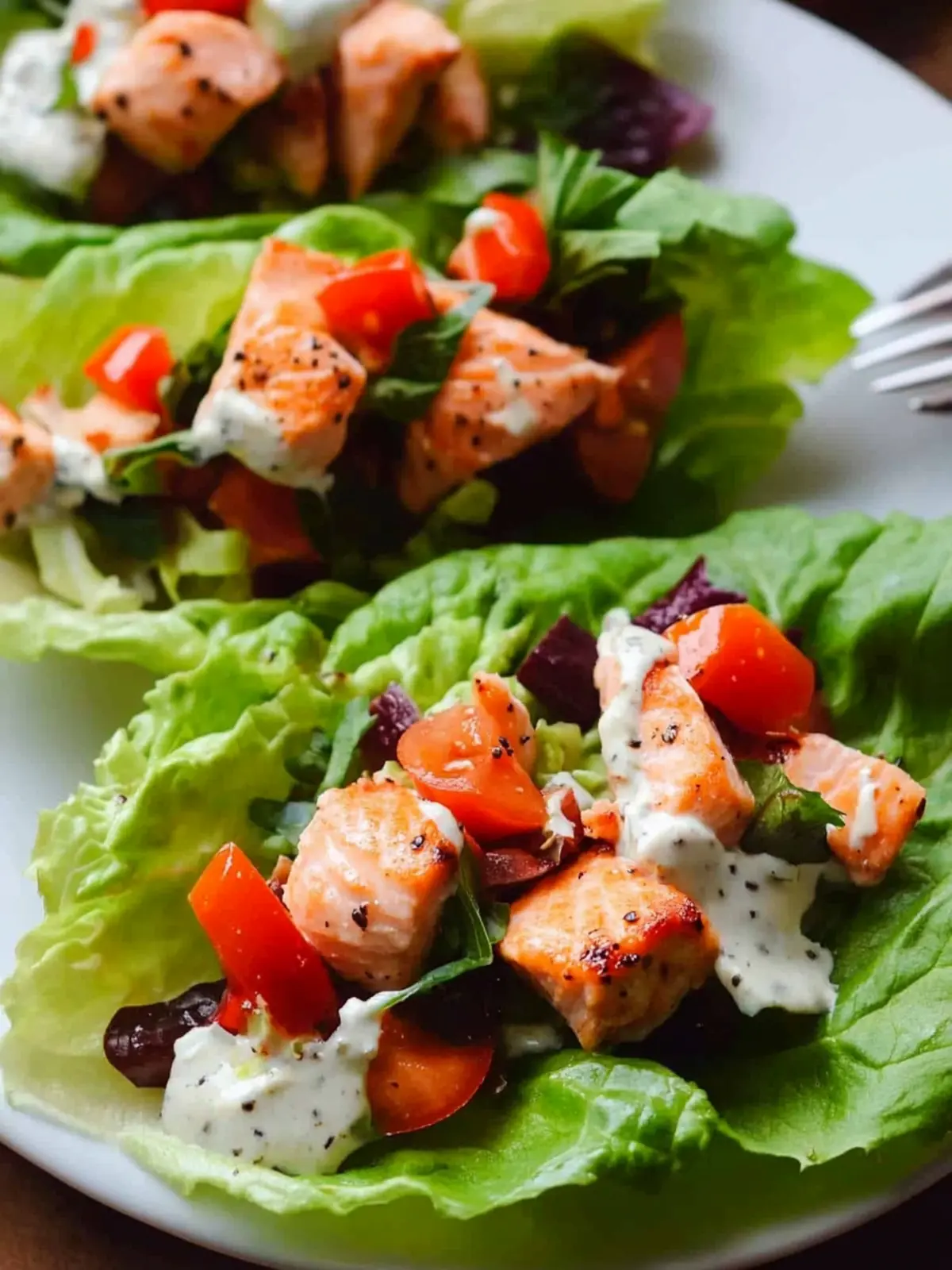 Clean Eating Salmon Lettuce Wraps for a Fresh, Flavorful Meal 3 Clean Eating Salmon Lettuce Wraps