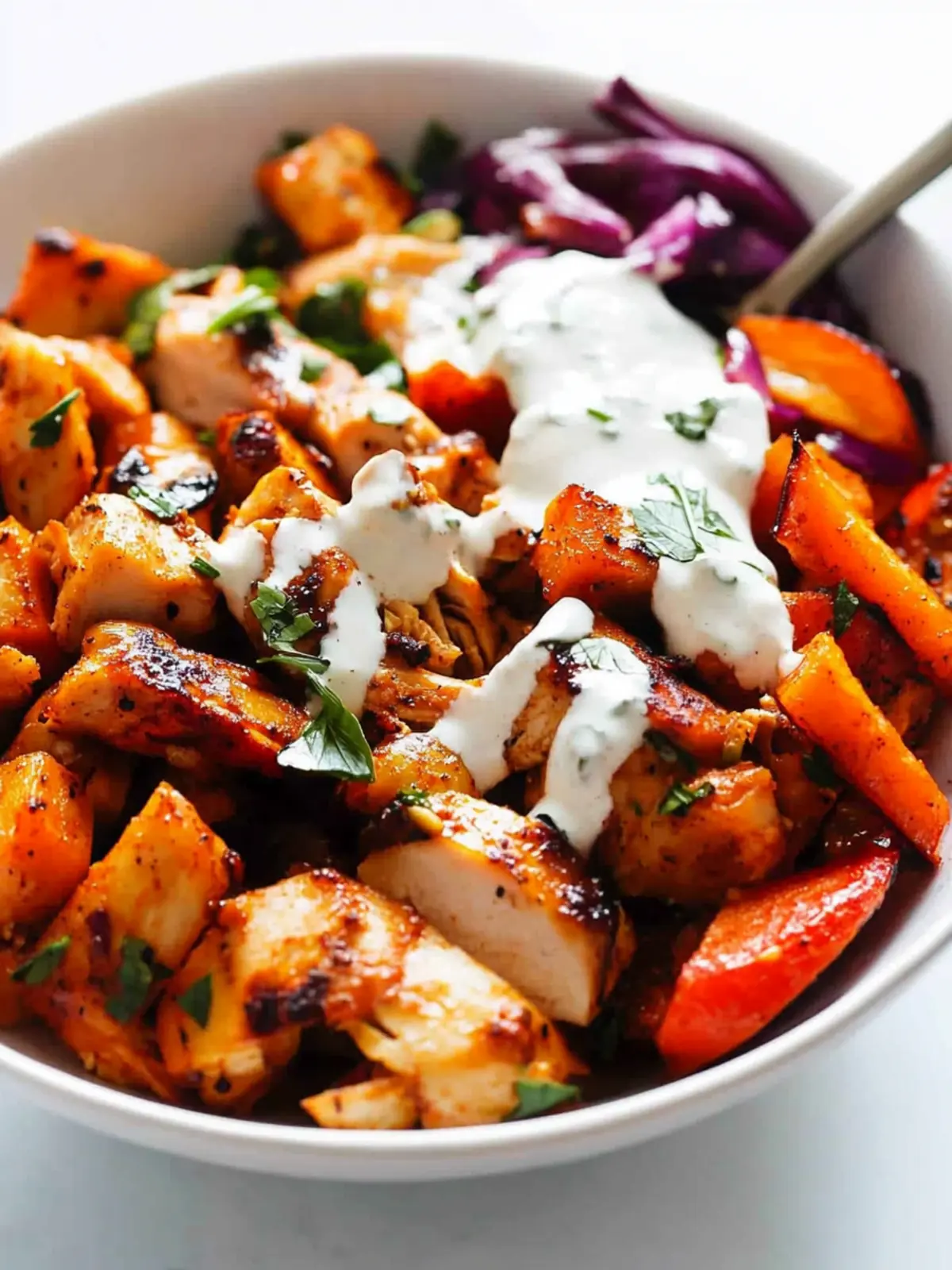 Spicy Chicken and Roasted Vegetable Bowls for Weeknight Wins 3 Spicy Chicken And Roasted Vegetables Bowls