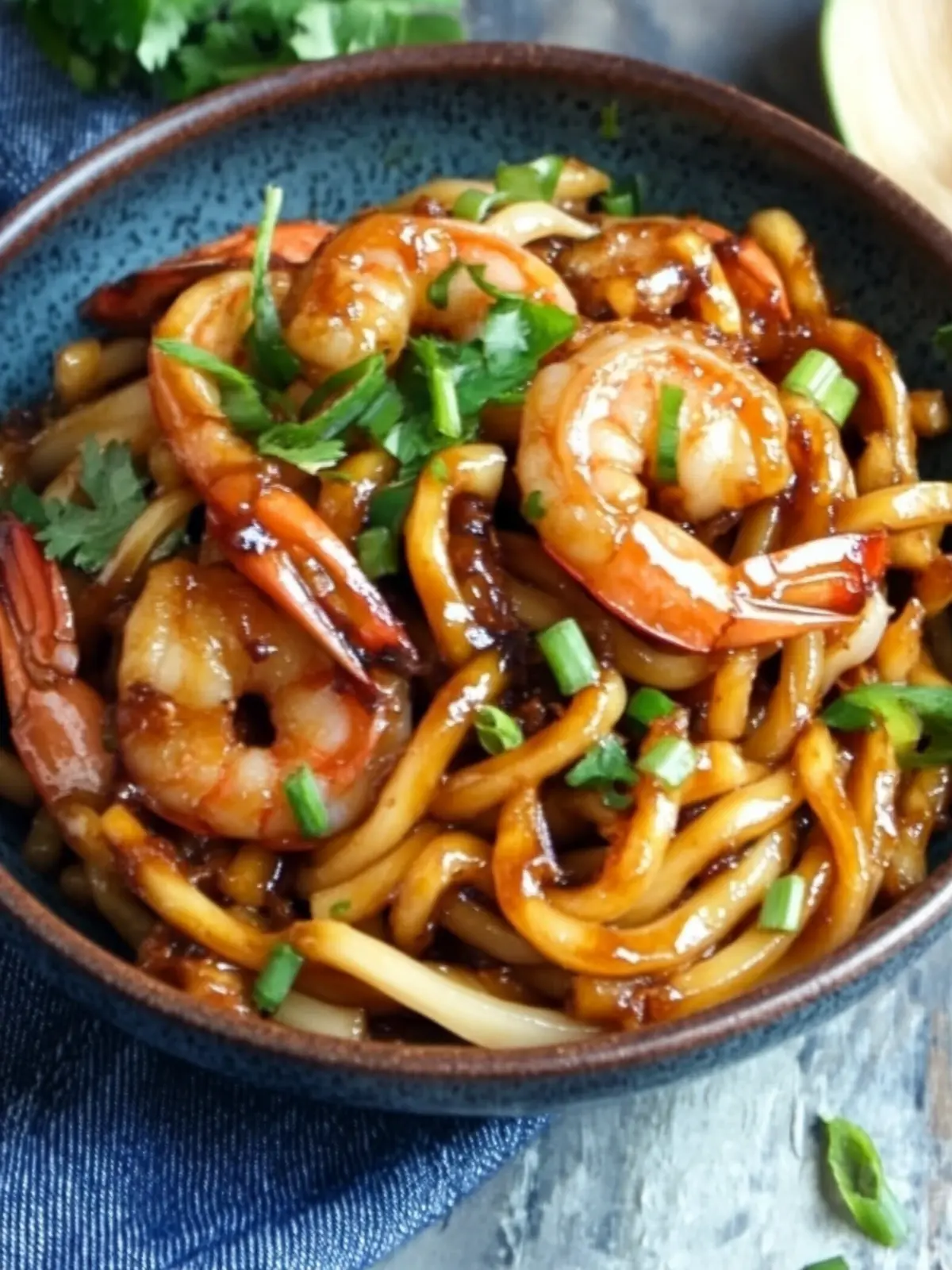 Savory Yaki Udon with Shrimp in Just 20 Minutes! 2 Yaki Udon with Shrimp