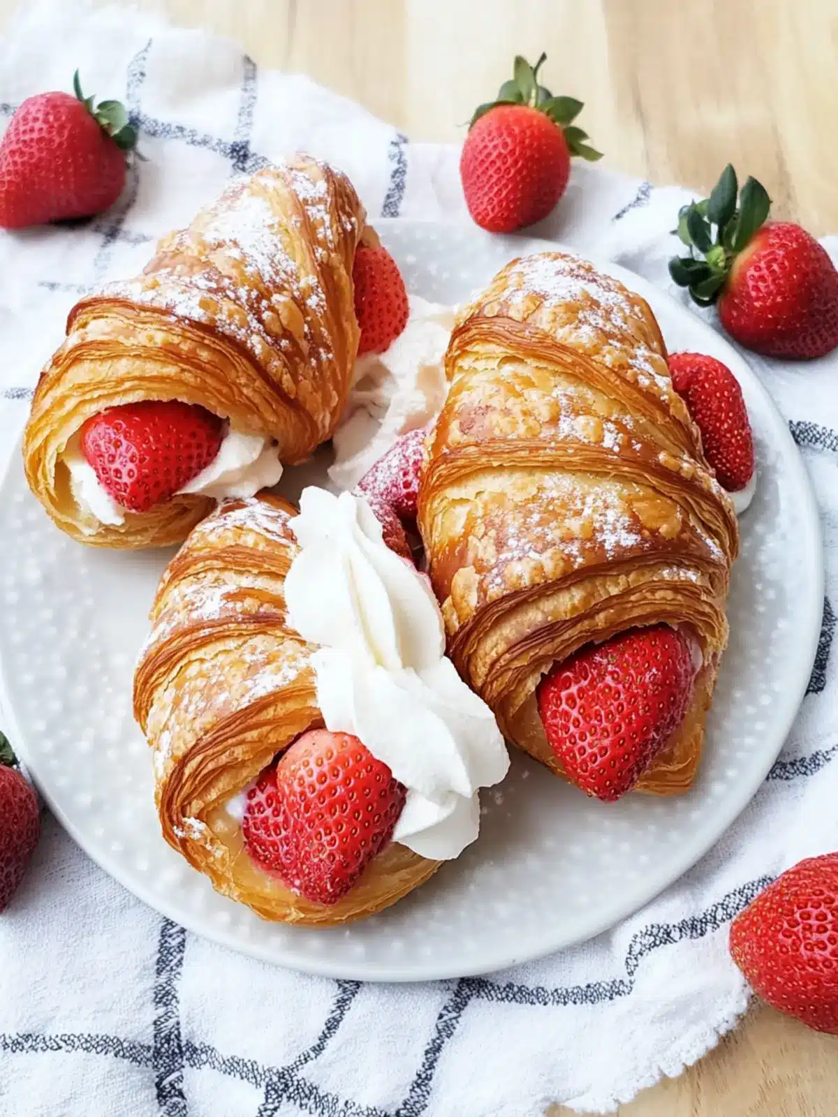 Sweet Strawberries and Cream Croissants for a Perfect Summer Indulgence 5 Strawberries and Cream Croissants