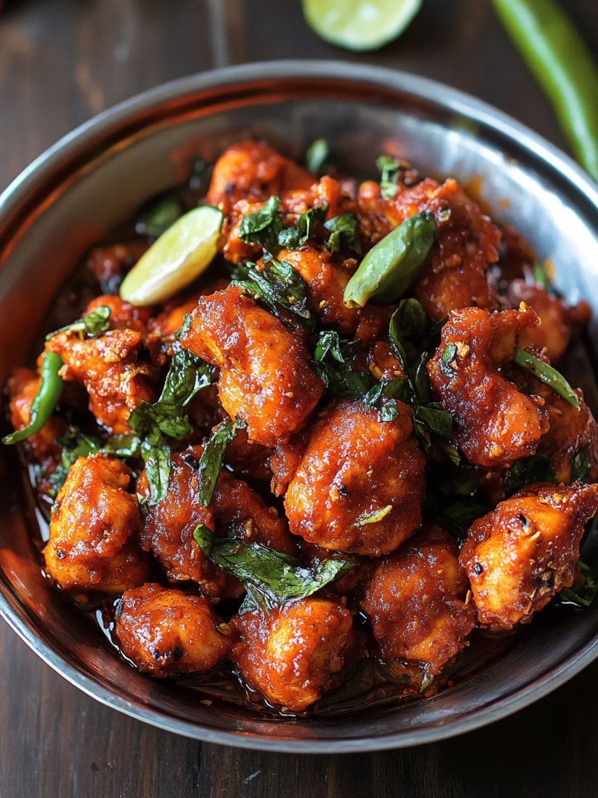 Savory Chicken 65: Authentic South Indian Fry Recipe 4 Chicken 65 (South Indian Restaurant-Style Recipe)