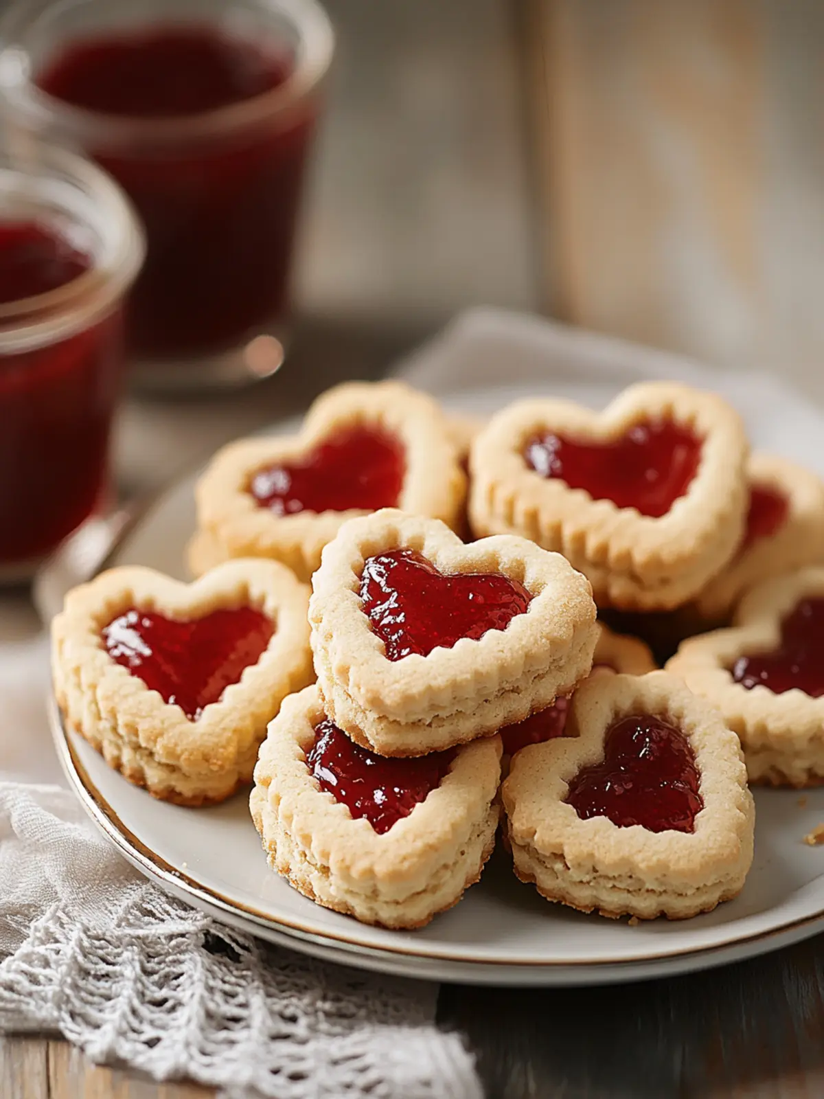 Delicious Sandwich Heart Cookies with Jam for Sweet Moments 2 Sandwich Heart Cookies with Jam