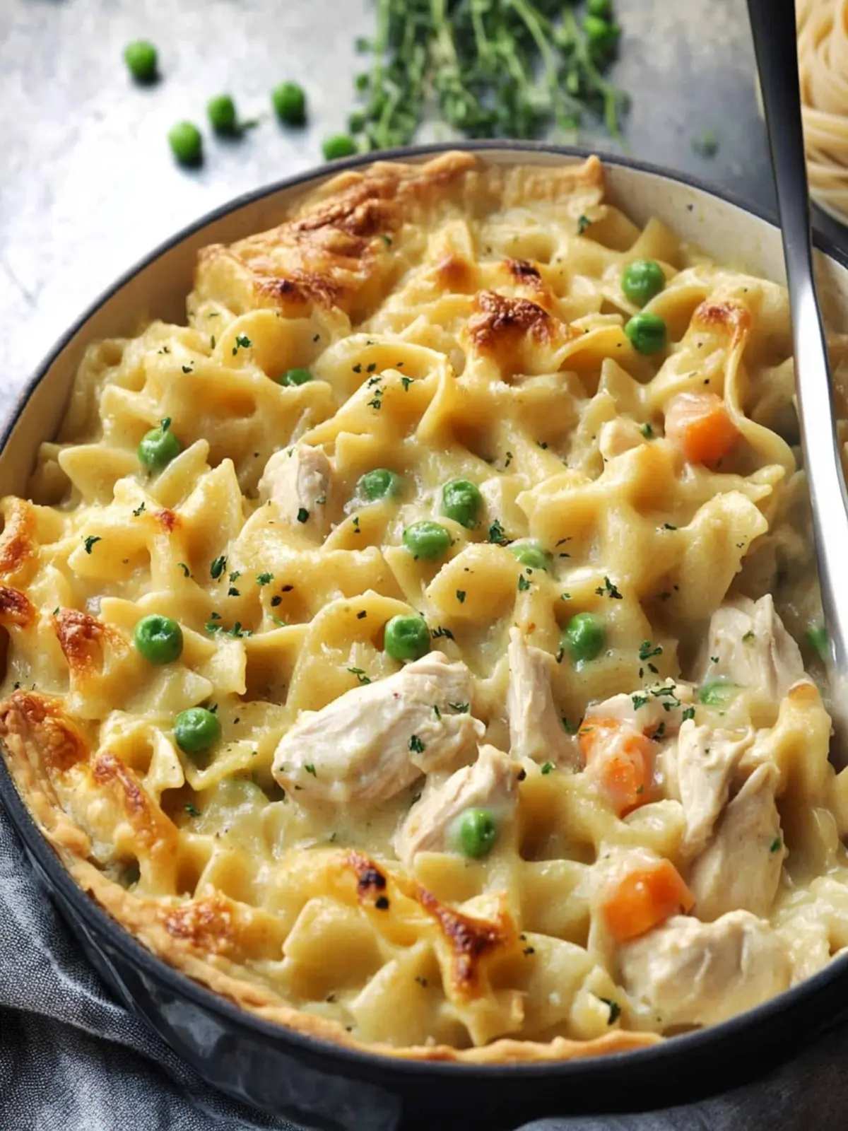 Cozy Up with Quick Chicken Pot Pie Pasta in One Pot 2 Quick Chicken Pot Pie Pasta