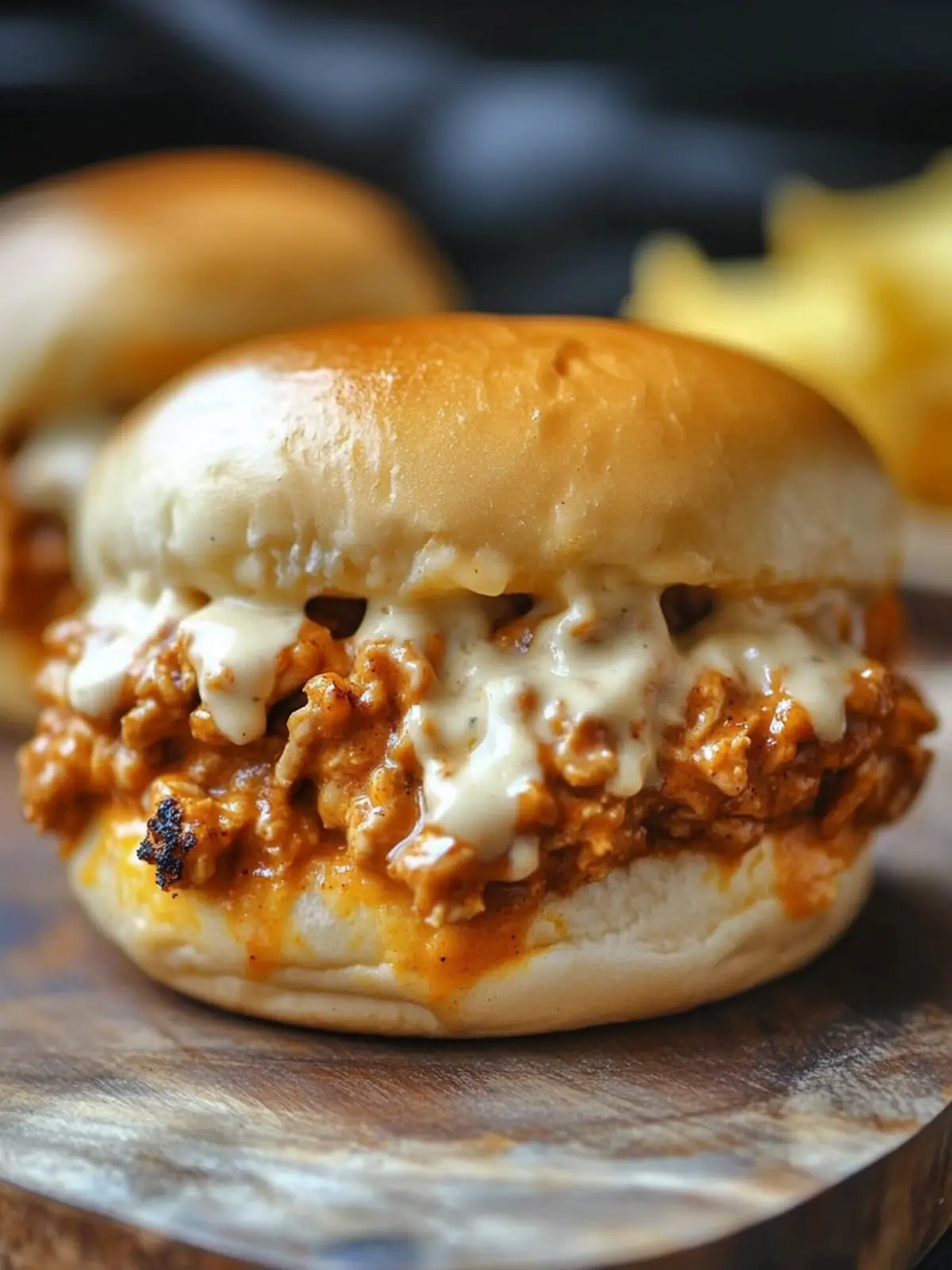 Cajun Chicken Sloppy Joes with Creamy Cheese Sauce Bliss 5 Cajun Chicken Sloppy Joes with Creamy Cheese Sauce