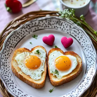 Sunny Side Up Egg-Heart Toasts for a Sweet Valentine's Day Breakfast 9 Sunny Side up Egg-Heart Toasts For Valentine's Day Breakfast