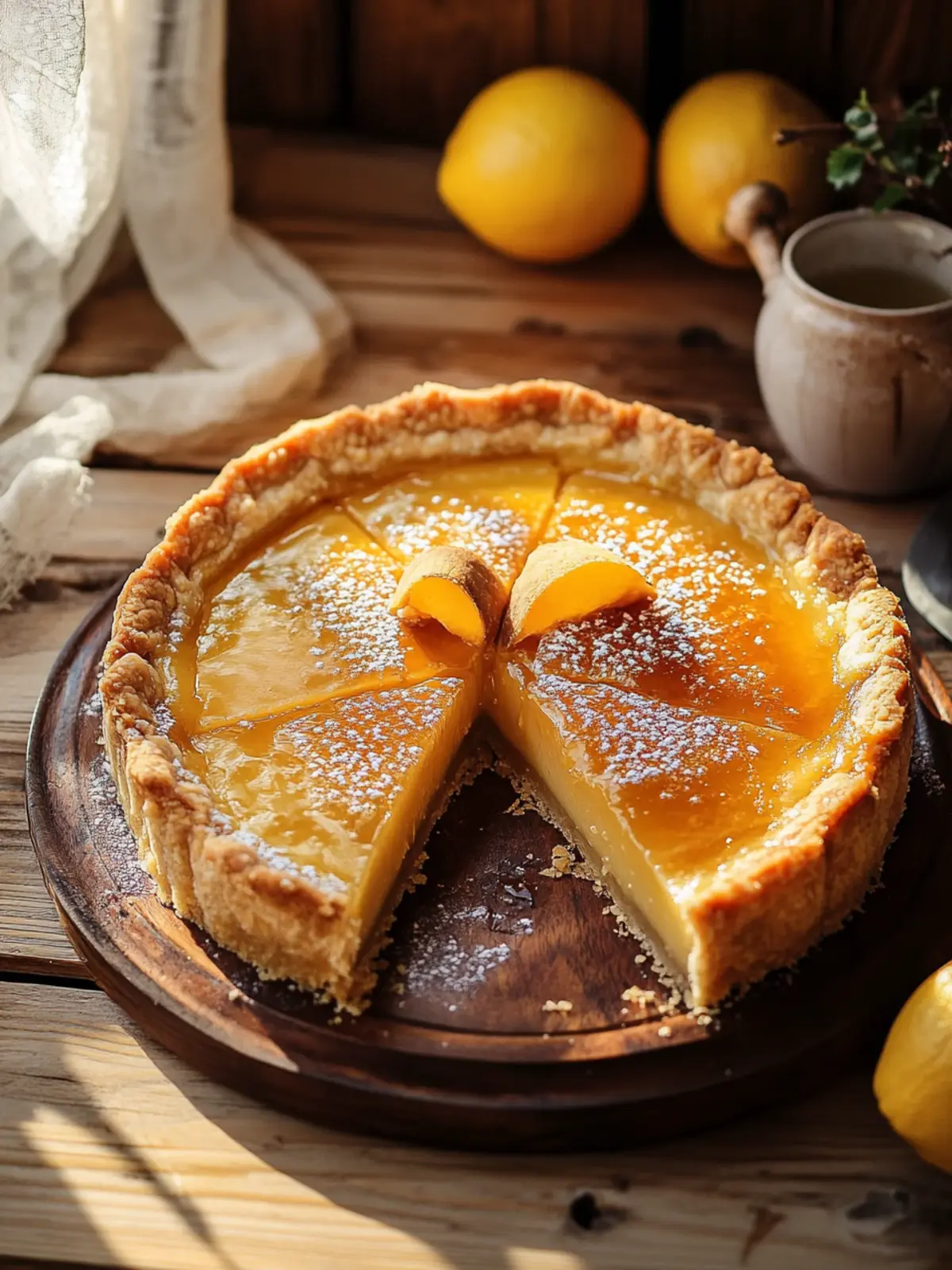 Golden Greek Honey Pie (Melopita) for Sweet Moments Together 3 Golden Greek Honey Pie (Melopita)