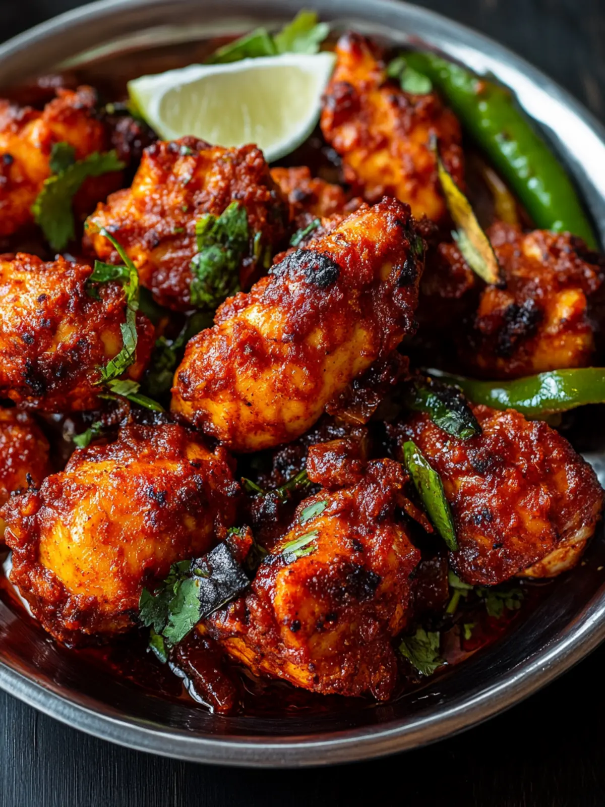 Savory Chicken 65: Authentic South Indian Fry Recipe 3 Chicken 65 (South Indian Restaurant-Style Recipe)