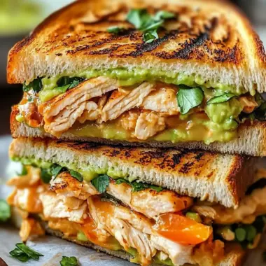 Mouthwatering Chicken Avocado Melt Sandwich for Quick Lunch Bliss 10 Chicken Avocado Melt Sandwich