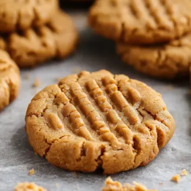 Four Ingredient Peanut Butter Cookies: Easy No-Flour Delight 9 Four Ingredient Peanut Butter Cookies (Easy No-Flour Cookie Recipe)