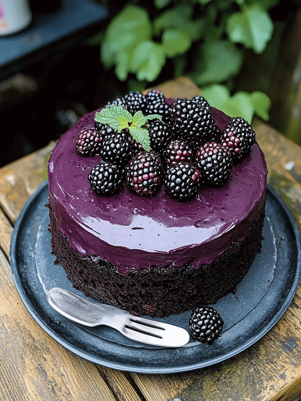 Indulge in Blackberry Velvet Gothic Cake: A Decadent Delight 5 Blackberry Velvet Gothic Cake