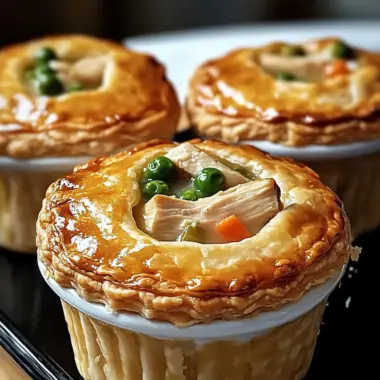 Delicious Irresistible Mini Chicken Pot Pies for Cozy Nights 9 Irresistible Mini Chicken Pot Pies