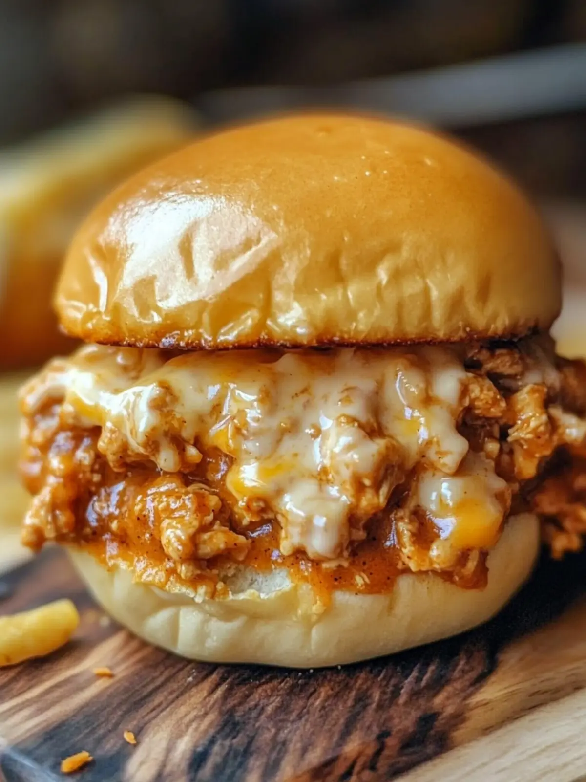 Cajun Chicken Sloppy Joes with Creamy Cheese Sauce Bliss 4 Cajun Chicken Sloppy Joes with Creamy Cheese Sauce