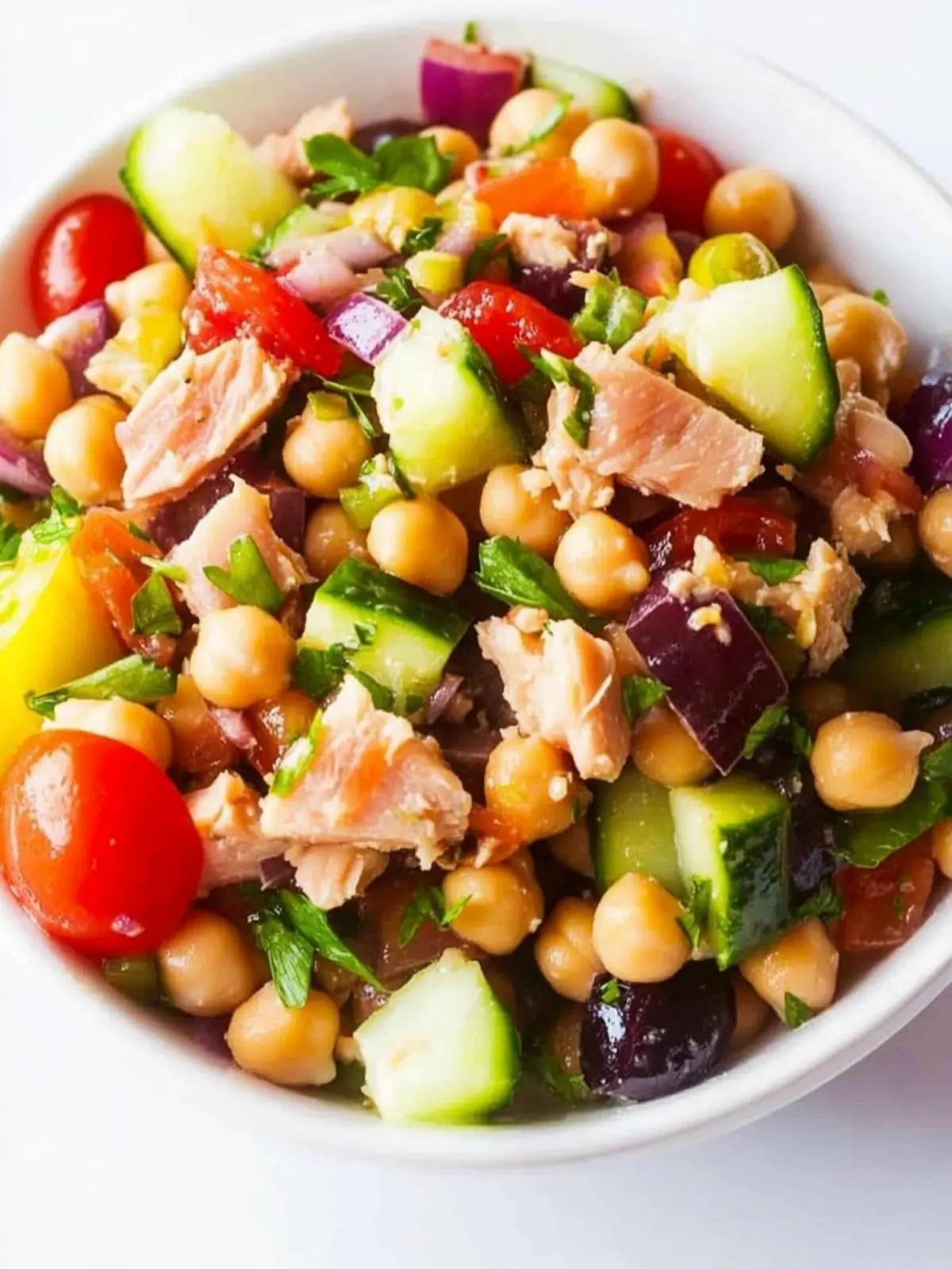 Chickpea Tuna Salad No Mayo: Vibrant & Protein-Packed Delight 2 Chickpea Tuna Salad (No Mayo)